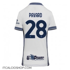 Inter Milan Benjamin Pavard #28 Seconda Maglia Femmina 2024-25 Manica Corta